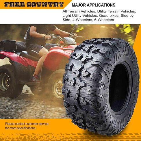 Free Country (2) Premium 8PR ATV/UTV Tires 26x11x12 fit 17-20 RANGER 1000 XP/CREW in Kuwait