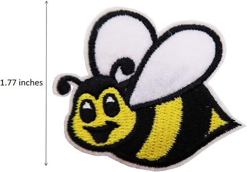 Cute Mini Bumble Bees Buzz Embroidered Iron On Patches in Saudi Arabia