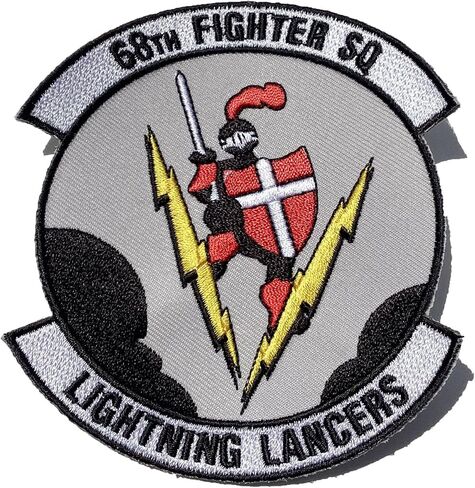 68th Fighter Squadron Lightning Lancers Patch – Sew On in Saudi Arabia