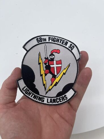 68th Fighter Squadron Lightning Lancers Patch – Sew On in Saudi Arabia