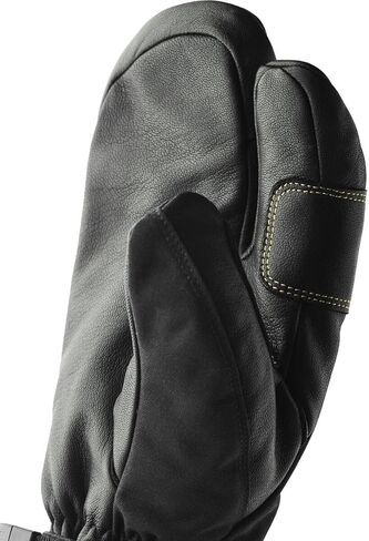 Hestra, Army Leather GTX 3-Finger Mitten - Men's, Black/Black, 11 in Saudi Arabia