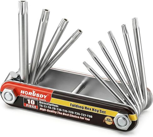 HORUSDY 8-Piece T-Handle allen wrench set, Metric Long Arm Ball End Hex Key Wrench Set, (2-10) mm in Kuwait
