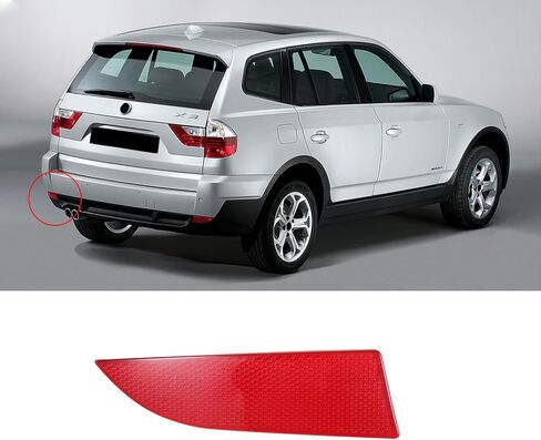 المصد الخلفي الأيسر عاكس الضوء جانب السائق 63147162217 متوافق مع BMW X3 E83 2006-2010 in Saudi Arabia