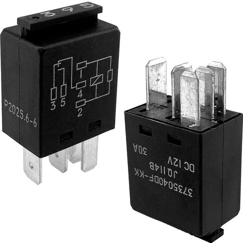395 Relay 8D0951253 JQ114B (2-Pack) 12V 30A 4-Pin Automotive Fuse Box Power Relay Compatible with VW Jetta Golf Passat Beetle Audi A4 A6 Resolves Fuel Pump & Cooling Fan Failure in Saudi Arabia