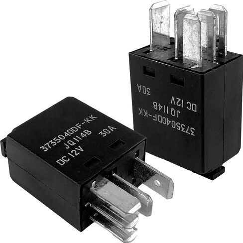 395 Relay 8D0951253 JQ114B (2-Pack) 12V 30A 4-Pin Automotive Fuse Box Power Relay Compatible with VW Jetta Golf Passat Beetle Audi A4 A6 Resolves Fuel Pump & Cooling Fan Failure in Saudi Arabia