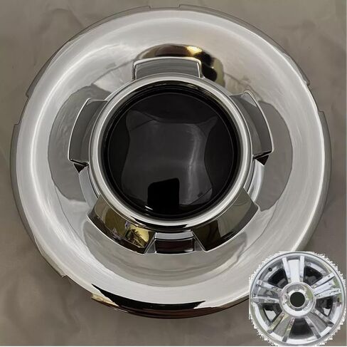 4 قطع قبعات مركز العجلة 2009-2014 لسيارة تشيفي سيلفرادو تاهو سوبربان أفالانش 9597347 (4 قطع فضية) in Kuwait