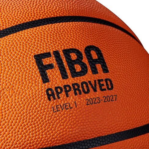 Wilson Basketball EVO NXT FIBA Game Ball, Mixed Leather, Ideal for Indoor, Size 7, Brown, WTB0965XB in Saudi Arabia