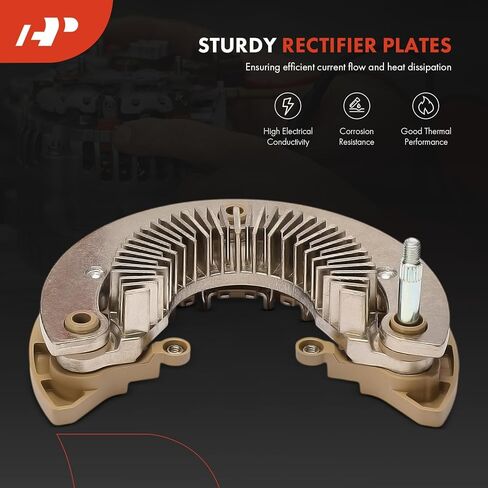 A-Premium Alternator Rectifier Compatible with Infiniti Q45 2001-2008, M35, M45 & Nissan Fuga, 12V Rectifier 16-35A Diodes in Saudi Arabia