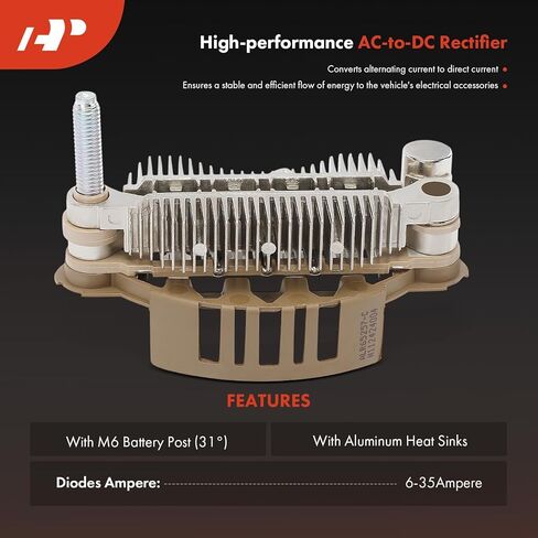 A-Premium Alternator Rectifier Compatible with New Holland Industrial E160 All 2006-2025, 24V Rectifier 6-35A Diodes in Saudi Arabia