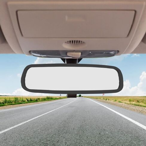 إطار واقي مرآة الرؤية الخلفية للسيارة من YoRise، غطاء مرآة الرؤية الخلفية من السيليكون، ملحقات حماية حافة الرؤية الخلفية للسيارة، ديكور غطاء مرايا السيارة لمعظم السيارات (أسود) in Kuwait