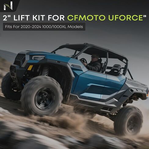 2 Inch Lift Kit for CF Moto UFORCE 1000/1000XL - Heavy-Duty Suspension Lift System, Fits Up to 28" Tires, Bolt-On Installation, Off-Road Performance Enhancement in Kuwait