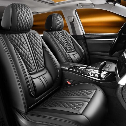 أغطية مقاعد السيارة Fit Sonata متوافقة مع Hyundai Sonata 2004-2024 2025 2026. تغطية كاملة من الجلد المقاوم للماء، متوافق مع الوسادة الهوائية، واقي وسادة المقعد لجميع الأحوال الجوية (مجموعة كاملة، أحمر) in Kuwait