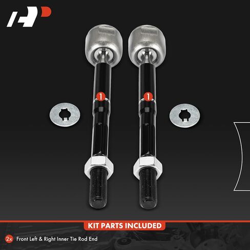 A-Premium 2 x Front Inner Tie Rod Ends, Compatible with Kia Sorento 2016 2017 2018 2019 2020, FWD in Saudi Arabia