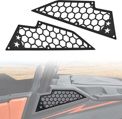 Air Intake Grill for CFMOTO ZForce 950 Sport & 4 800 Trail 2023-2025 Accessories, Aluminum Filter-Air Inlet Protection Covers Black Metal Mesh Engine Side Frog Skin Protector Bezel (2PCS) in Saudi Arabia