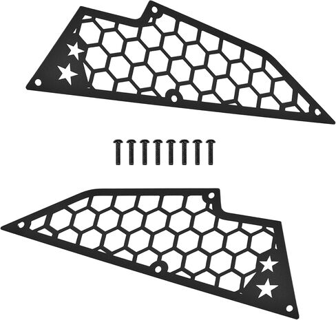 Air Intake Grill for CFMOTO ZForce 950 Sport & 4 800 Trail 2023-2025 Accessories, Aluminum Filter-Air Inlet Protection Covers Black Metal Mesh Engine Side Frog Skin Protector Bezel (2PCS) in Saudi Arabia