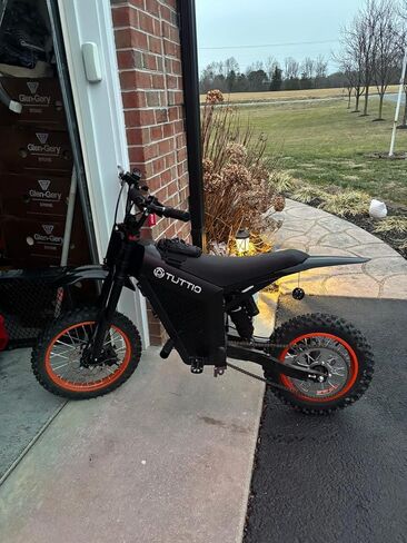 متوافق مع Tuttio Soleil 01 Ebike Front Fender Mud، واقي الطين للعجلة الأمامية المطورة لطراز CRF50 125CC Pit PRO Trail Dirt Bike (أسود) in Kuwait