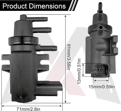 صمام الملف اللولبي للضغط FL3E-9E882-CA Turbo Boost متوافق مع Ford Escape/Fusion/Edge & Lincoln MKC/MKX/MKZ/Continental - يستبدل F2GE9E882CA FL3Z9E882B in Kuwait