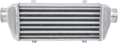 Universal Aluminum Intercooler 18.5''x6.6''x2.7" Front Mount Intercooler 2.2'' Inlet and Outlet Universal Aluminum Turbo Intercoolers Replacement for Turbo Charger System in Kuwait