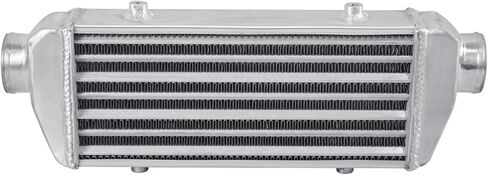 Universal Aluminum Intercooler 18.5''x6.6''x2.7" Front Mount Intercooler 2.2'' Inlet and Outlet Universal Aluminum Turbo Intercoolers Replacement for Turbo Charger System in Kuwait