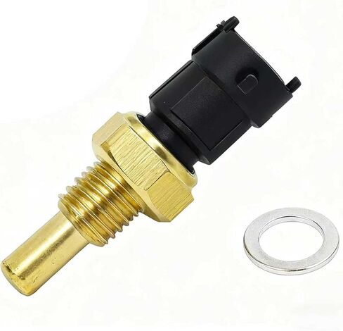 Engine Coolant Temperature Sensor Compatible with GMC Acadia, Cadillac SRX STS, Chevy Traverse, Buick Enclave Allure Lacrosse, Replace 12639899 213-4777 in Kuwait