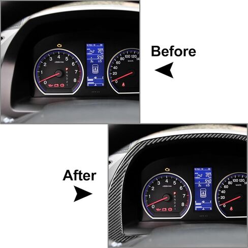 Cngoat41 Automotive Accessories Carbon Fiber Interior Dashboard Frame Cover Trim For HONDA CR-V CRV 2007 2008 2009 2010 2011 in Saudi Arabia