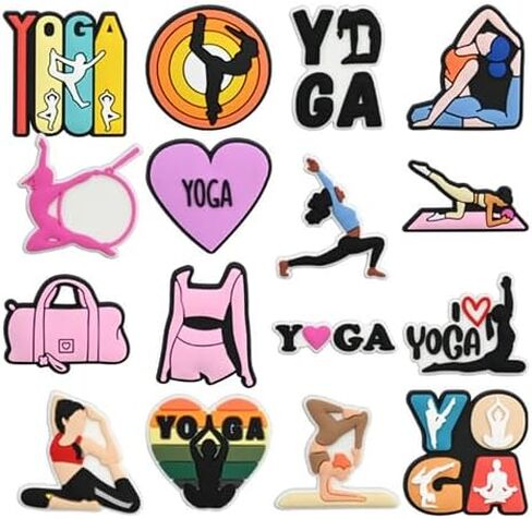 16Pcs Running Shoe Charms for Clog Decoration Cute Running Shoes Charm for Boy Girls Adults Teen, PVC Sports Shoe Charm Accessories Decoration Gifts in Saudi Arabia