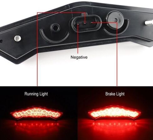 مصباح خلفي LED evomosa لقائد Can-Am MAX/DPS/XT/XT-P 2021-2022 مصباح إيقاف الفرامل الخلفي الأيمن الأيسر، مصابيح خلفية LED ساطعة UTV أضواء معدلة للطرق الوعرة in Kuwait