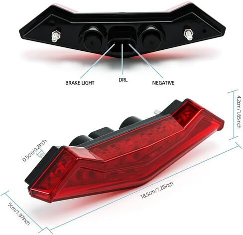 مصباح خلفي LED evomosa لقائد Can-Am MAX/DPS/XT/XT-P 2021-2022 مصباح إيقاف الفرامل الخلفي الأيمن الأيسر، مصابيح خلفية LED ساطعة UTV أضواء معدلة للطرق الوعرة in Kuwait