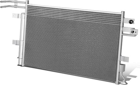 Auto Dynasty 4241 OE Style Aluminum A/C Condenser Compatible with Ford Flex Lincoln MKS MKT 13-19, Metallic in Saudi Arabia
