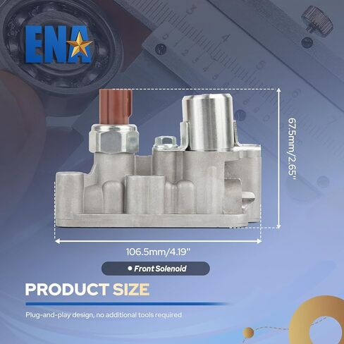 ENA Engine Variable Valve Timing Solenoid Compatible with Honda Accord Crosstour Odyssey Pilot Acura RDX 3.5L V6 2008-2017 Front Camshaft Position Actuator Solenoid for 918-056 Set of 1 in Saudi Arabia