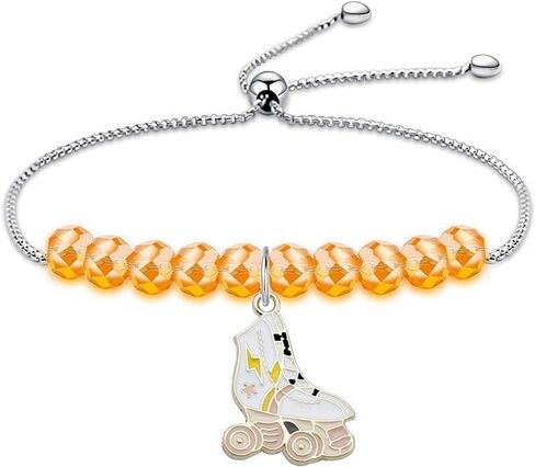 التزلج على الجليد مع أقراط جوهرة الميلاد أقراط رياضية قلادة التزلج على الجليد حلية مجوهرات رولر ديربي فريق الهدايا هدايا عشاق الأسطوانة in Kuwait