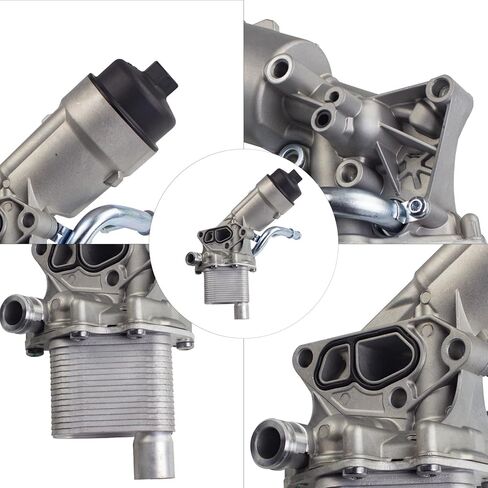 Engine Oil Filter Housing assembly Compatible with 2011-2018 1.4L Turbo Chevrolet Cruze Sonic Trax Buick Encore in Saudi Arabia