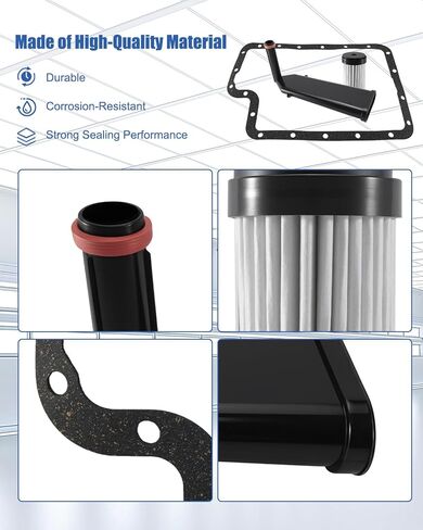5R110W Transmission Filter Kit Fit for Ford F-250 F-350 F-450 F-550 E-350 E-450 Super Duty 6.0L Powerstroke Replaces FT144 3C3Z7A098AA 3C3Z7B155BA in Saudi Arabia