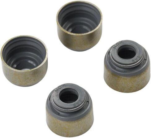 4-Pack Valve Stem Seal 92049-7001 Compatible with Kawasaki FH, FR, FS, FX Series Engines, Replaces M138389 in Saudi Arabia