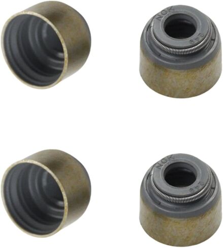 4-Pack Valve Stem Seal 92049-7001 Compatible with Kawasaki FH, FR, FS, FX Series Engines, Replaces M138389 in Saudi Arabia