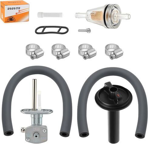 Petcock Fuel Tank Cock & Lever For Yamaha Kodiak Grizzly 400 450 YFM400 YFM450 YFM400A/F Grizzley 450 2000-2014 5GH-24500-10-00 in Saudi Arabia
