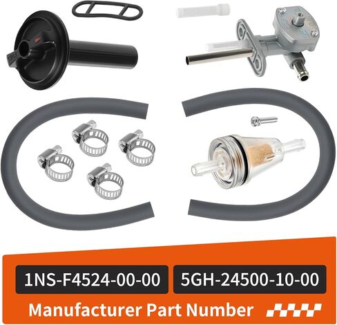 Petcock Fuel Tank Cock & Lever For Yamaha Kodiak Grizzly 400 450 YFM400 YFM450 YFM400A/F Grizzley 450 2000-2014 5GH-24500-10-00 in Saudi Arabia