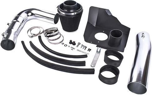 استبدال فلتر أسود لمدخل الهواء البارد من Heat Shield لـ 2011-2020 كرايسلر 300 300C دودج تشالنجر شاحن 3.6L V6 HI-DG-12CK-1-L in Saudi Arabia