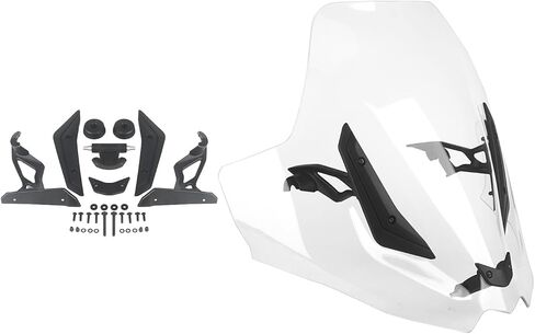 New Motorcycle Windshield Deflector Compatible with Can Am Spyder F3-S, Windscreen Acrylic Aluminum Alloy Bracket Air Deflectors Spoiler Protector for Spyder F3 F3-S in Saudi Arabia