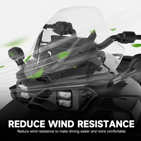 New Motorcycle Windshield Deflector Compatible with Can Am Spyder F3-S, Windscreen Acrylic Aluminum Alloy Bracket Air Deflectors Spoiler Protector for Spyder F3 F3-S in Saudi Arabia