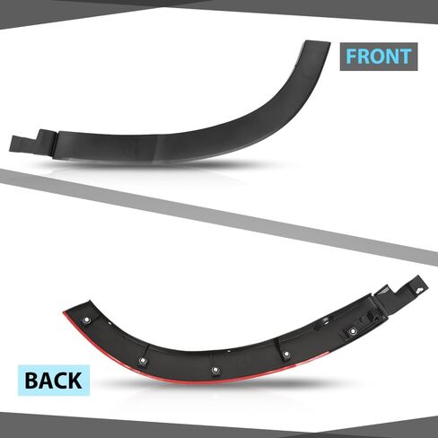 Rear Door Trim Lower Molding Passenger RH Side Compatible with Toyota Highlander 2014-2019 75077-0E010, 75077-0E020, TO1791106 in Saudi Arabia