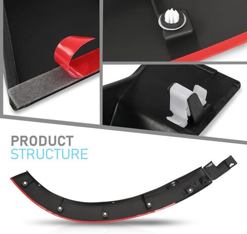 Rear Door Trim Lower Molding Passenger RH Side Compatible with Toyota Highlander 2014-2019 75077-0E010, 75077-0E020, TO1791106 in Saudi Arabia