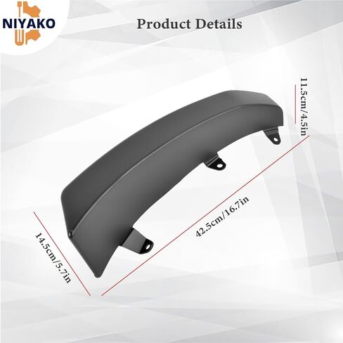 1JX30RXFAB 1JX30RXFAA Front Right Wheel Opening Flare Molding Fender Trim Fit 2011-2018 Ram 4500 5500 Passenger Side in Saudi Arabia