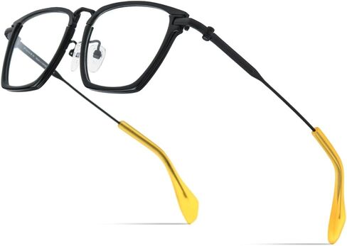 إطار نظارة من التيتانيوم من خلات FONEX للرجال، نظارات مربعة جديدة in Kuwait