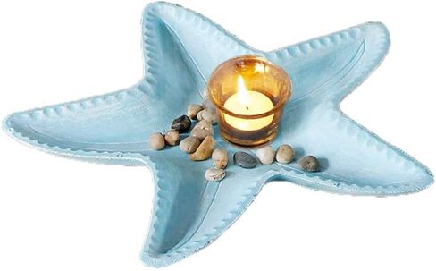K KILIPES Resin Starfish Tray Decorative Centerpiece Bowl Coffee Table Mantle Decor for Living Room Dining Room Table Decorations for Home Decor Decorative Accents Ocean Theme in Saudi Arabia