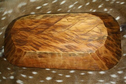 وعاء عجين خشبي منحوت من OutletBestSelling صينية خنادق خشبية بدائية ديكور منزلي ريفي 22 بوصة in Kuwait