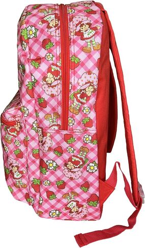 Fast Forward Strawberry Shortcake Pink Backpack, 16 inch, Floral Design in Saudi Arabia