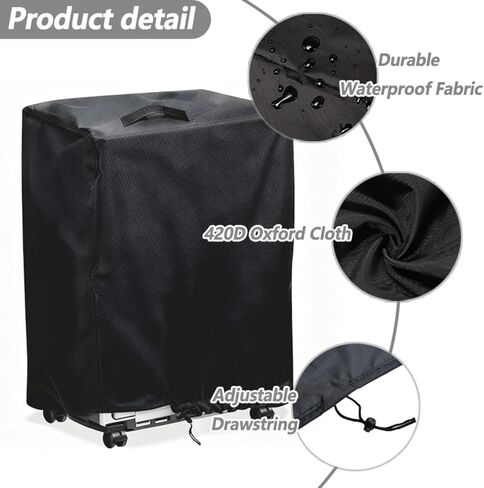 غطاء تمزيق الورق متوافق مع BONSEN S3112، مقاوم للماء 420D أكسفورد 12 ورقة و16 ورقة أغطية تمزيق بطاقات الائتمان ذات القطع الصغير للمكتب المنزلي، غطاء فقط (15.6 بوصة طول × 10.6 بوصة عرض × 19.7 بوصة ارتفاع) in Kuwait