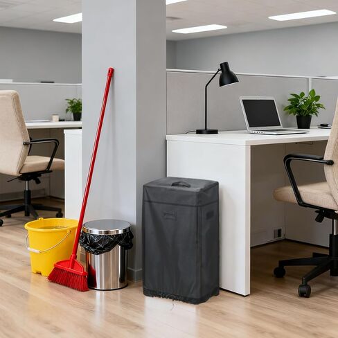 غطاء تمزيق الورق متوافق مع BONSEN S3112، مقاوم للماء 420D أكسفورد 12 ورقة و16 ورقة أغطية تمزيق بطاقات الائتمان ذات القطع الصغير للمكتب المنزلي، غطاء فقط (15.6 بوصة طول × 10.6 بوصة عرض × 19.7 بوصة ارتفاع) in Kuwait