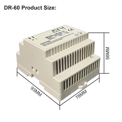 1pcs 60W 5V 12V 15V 24V Output Voltage DR-60 Series Din Rail Type Small Volume Switching Power Supply Transformer(DR-60-5) in Saudi Arabia